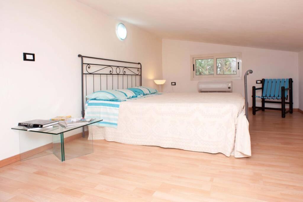 Loft Mansardato Con Giardino E Piscina In Villa Privata Loft With Garden And Swimming Pool In A Private Villa Sestu 外观 照片